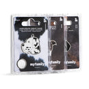 ID Tag - Friends Collection - Black and White Siberian Husky Dog Tag | Personalized Cat Dog Tag