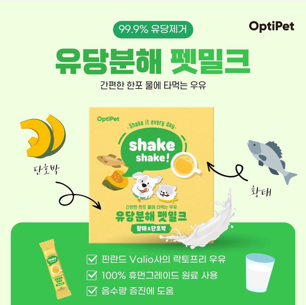 Shake Shake Pumpkin Lactose- free Pet Milk