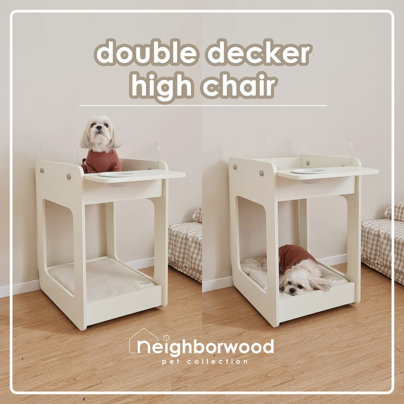 Double Decker High Chair For Dog & Cat