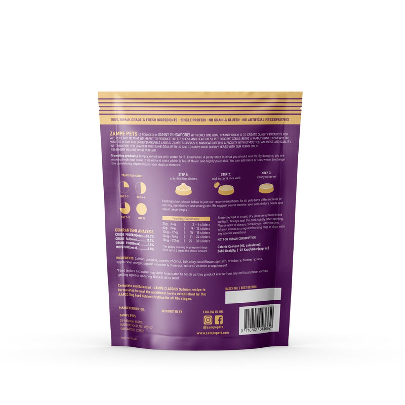 Premium Salmon Slider Freeze Dried Raw Dog Food