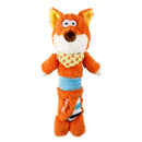 Shaking Fun Fox-Plush with Full Body Squeaker Inside Dog Toy