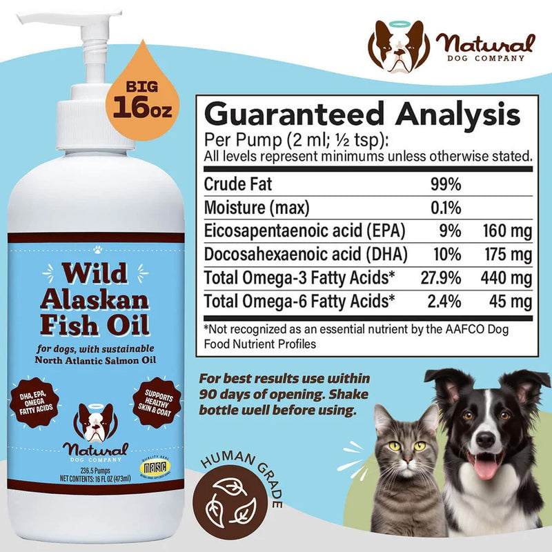 Wild Alaskan Fish Oil For Dogs - 16oz