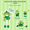 GiGwi Plush Friendz Long Dog Toy Avocado Frog