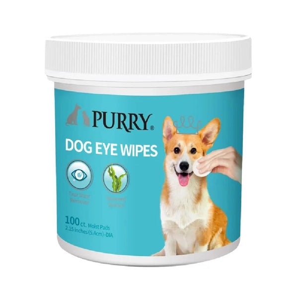Purry Eye Wipes For Dogs-100ct