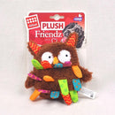 Owl Plush Friendz With Squeaker Ring Dog Toy