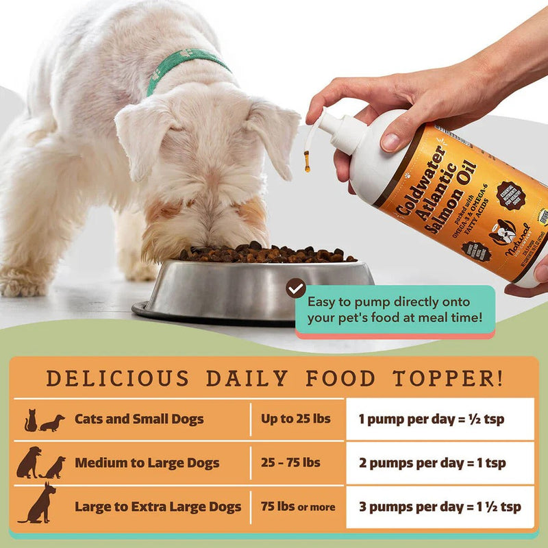 Coldwater Atlantic Salmon Oil For Dogs - 16oz