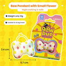 Rechargable Safety Glow Bow Pendant Light for Pets & Outdoor