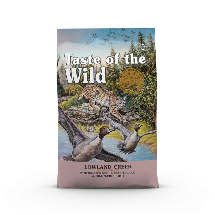 Lowland Creek Roasted Quail & Duck Grain-Free Dry Cat Food