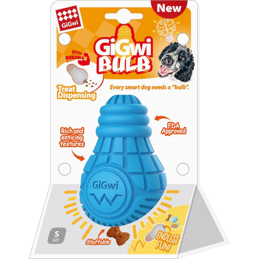 Bulb Rubber Treats Dispenser Dog Toy