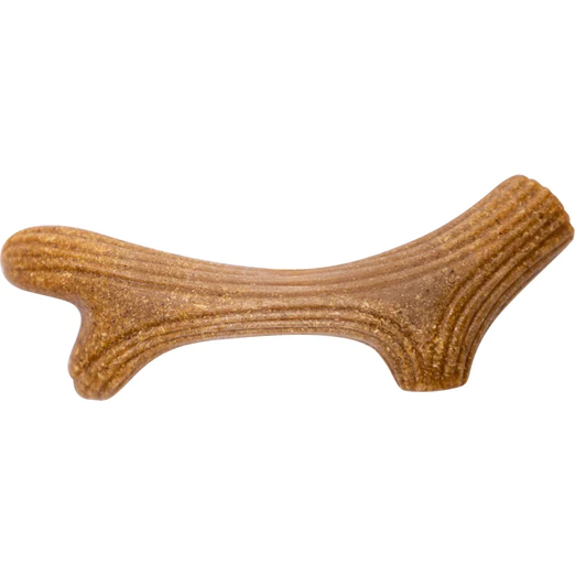 Wooden Antler With Natural Wood And Sinthetic Material Dog Chew