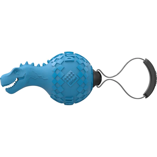 Push To Mute Dinoball T-Rex Dog Toy
