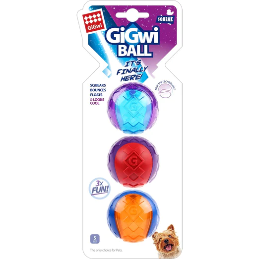 Ball With Squeaker Solid Dog Toy