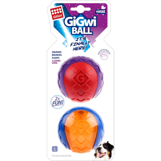 Ball With Squeaker Solid Dog Toy