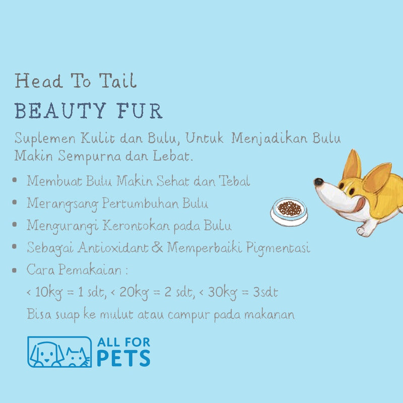 Beauty Fur Dog Cat Supplement