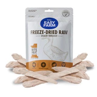 Easy Farm Duck Breast Freeze Dried Raw Cats and Dogs Treats