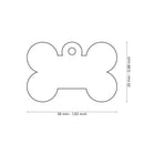 ID Tag - Friends Collection - Big Bone Golden Brass Tag | Personalized Cat Dog Tag