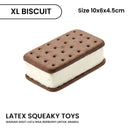 XL Biscuit Latex Skueaky Pet Toys