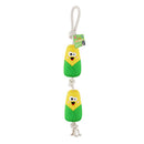 Corn Tug Hercules With Squeaker Dog Toy