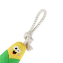 Corn Tug Hercules With Squeaker Dog Toy