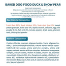 Duck & Snow Pear Baked Dog Food