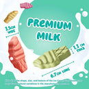 Freeze Dried Duck Meat Ice Cream Cone Milk Flavour For Pets - 48gr