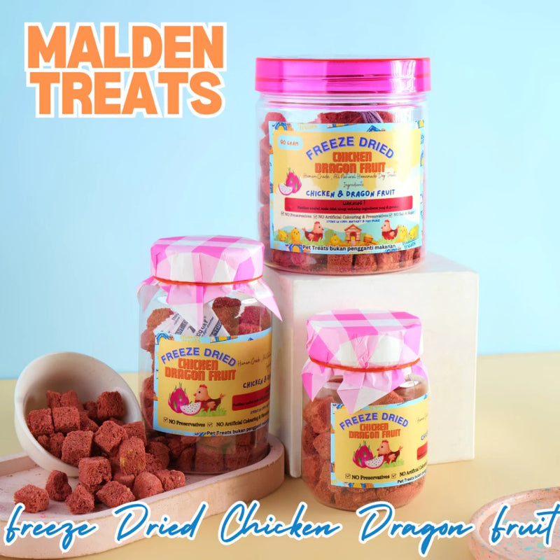 Freeze Dried Chicken and Dragon Fruit Dog & Cat Treats