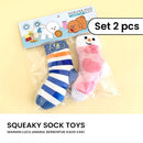 Squeaky Sock Toys