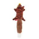 Plush Friendz Fox With Squeaker Inside Dog Toy