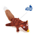 Plush Friendz Fox With Squeaker Inside Dog Toy