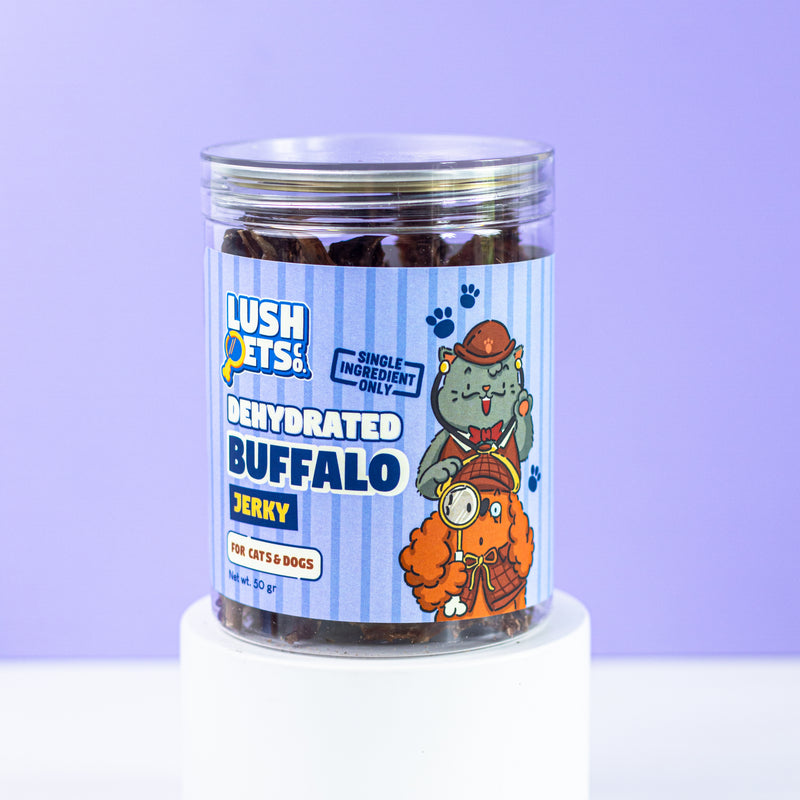 Dehydrated Buffalo Jerky Dogs & Cats Treats