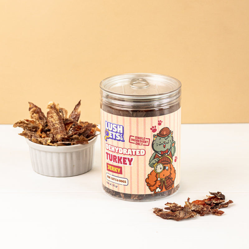 Dehydrated Turkey Jerky Dogs & Cats Treats