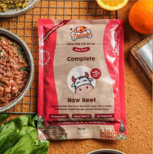 Complete and Balance Beef Raw Dog Food