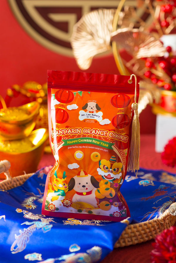 Mandarin Orange Cookies CNY Dog Treats