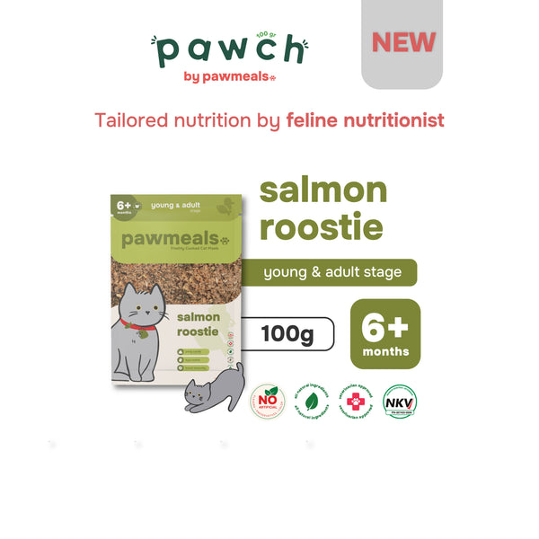 Salmon Roostie Cooked Cat Food