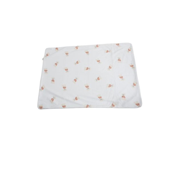 Minimol Aprikot Poodle Pet Blanket - L White