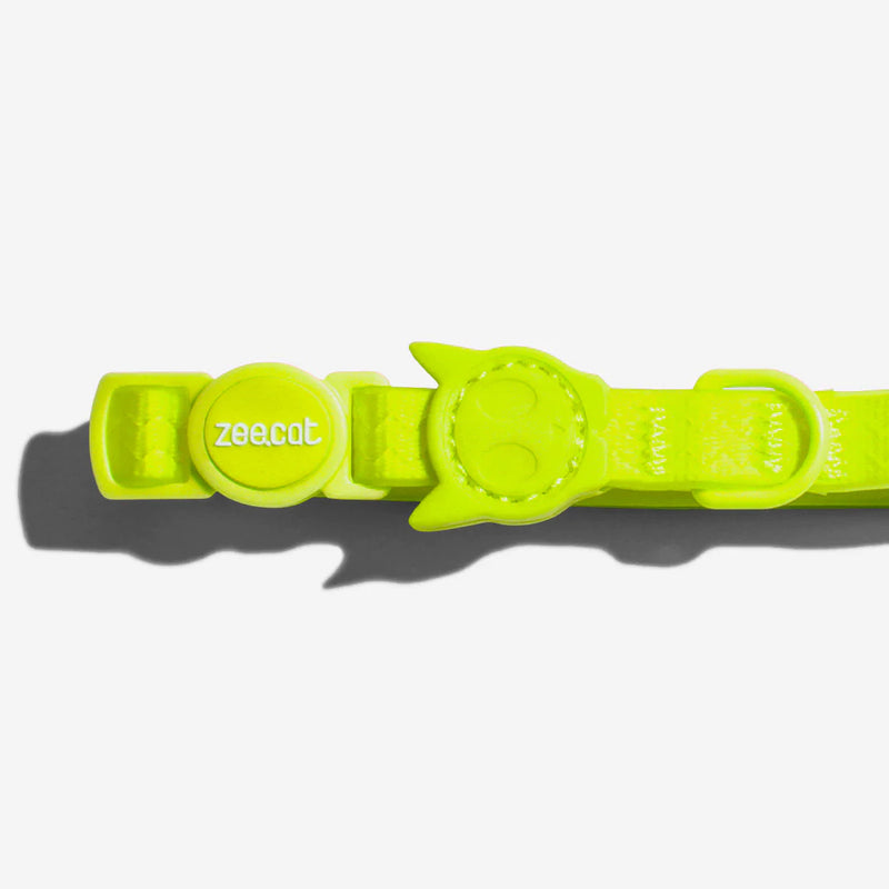 Zee.Cat Neopro Weatherproof Lime Cat Collar