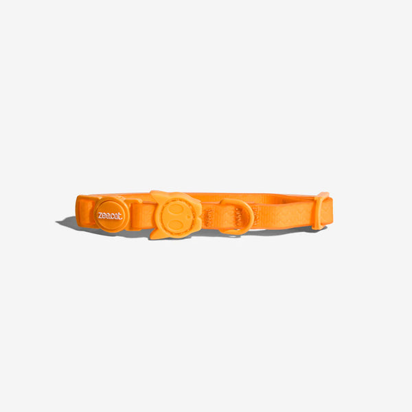 Zee.Cat Neopro Weatherproof Tangerine Cat Collar