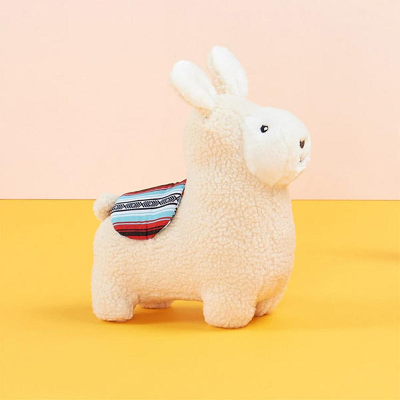 ZippyPaws Storybook Snugglerz - Liam The Llama Squeaky Plush Dog Toy