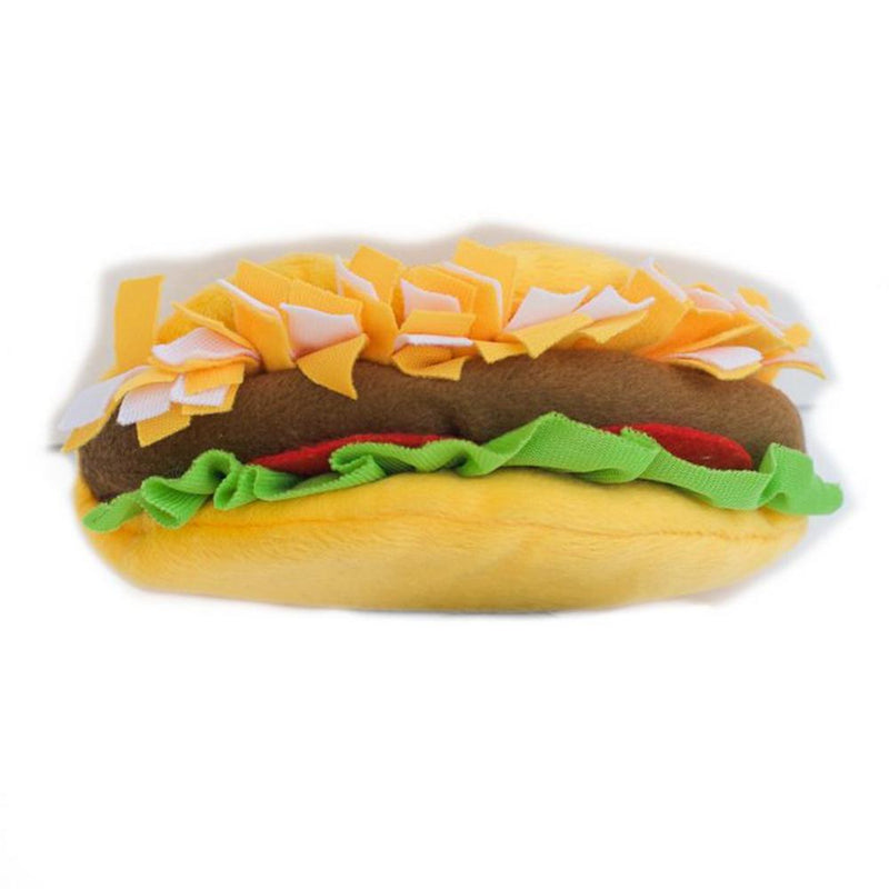 ZippyPaws NomNomz - Taco Squeaky Plush Dog Toy