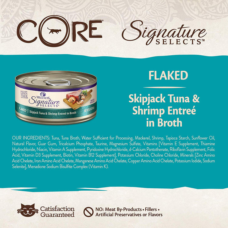 CORE Signature Selects Flaked Tuna & Shrimp Grain-Free Canned Cat Food