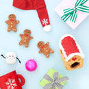 ZippyPaws Holiday Zippy Burrow - Gingerbread House Interactive Dog Toy