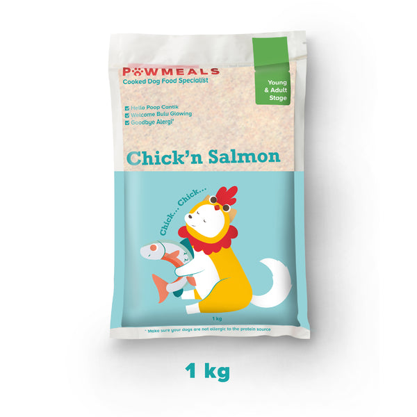 Chickn' Salmon Cooked Dog Food