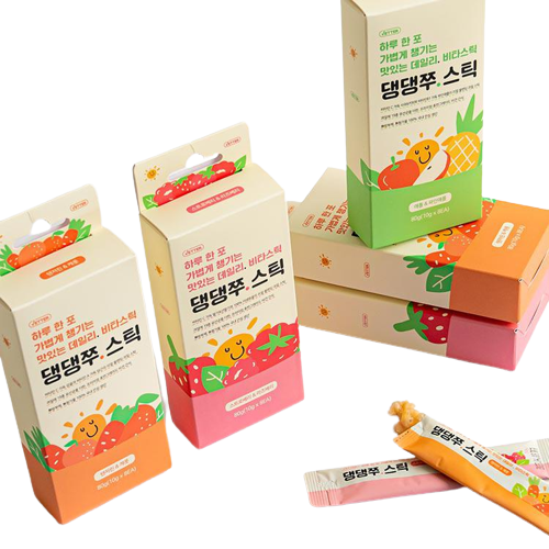 Daengdaeng Jju Stick Tangerine & Carrot Dog and Cat Treats