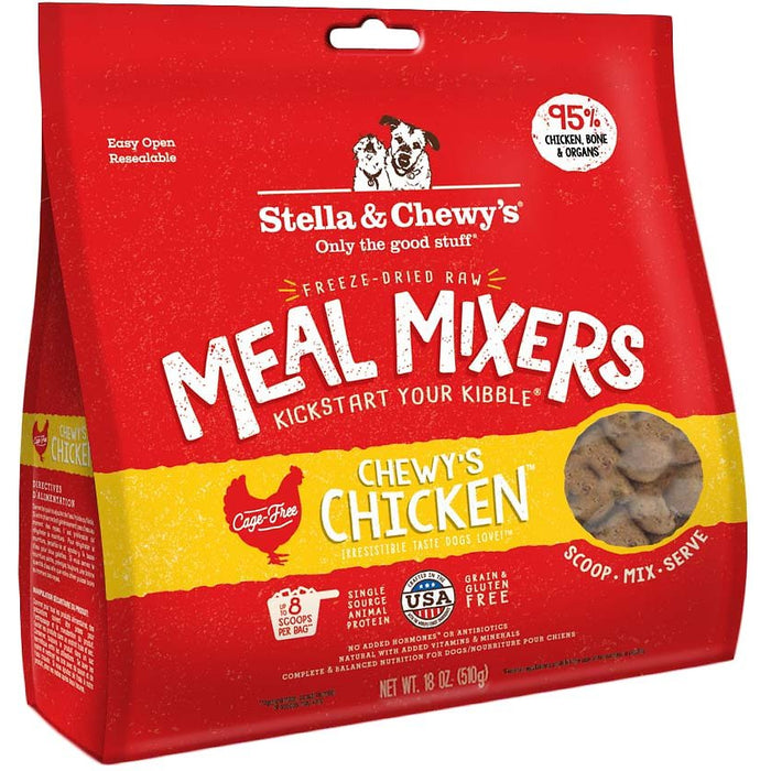 Chewy's Chicken Meal Mixers Freeze-Dried Raw Dog Food
