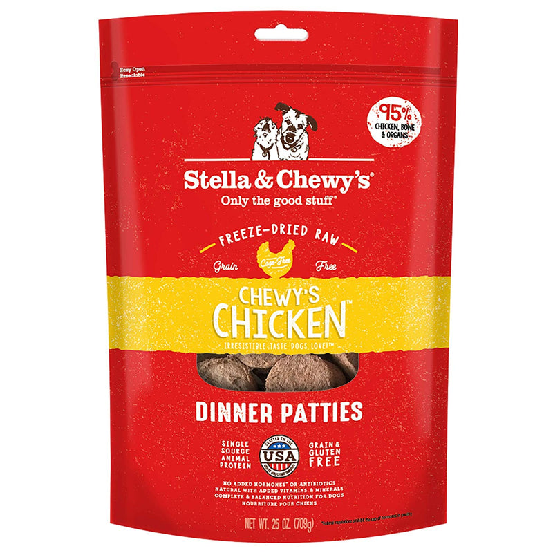 Chicken Dinner Patties Freeze-Dried Raw Dog Food
