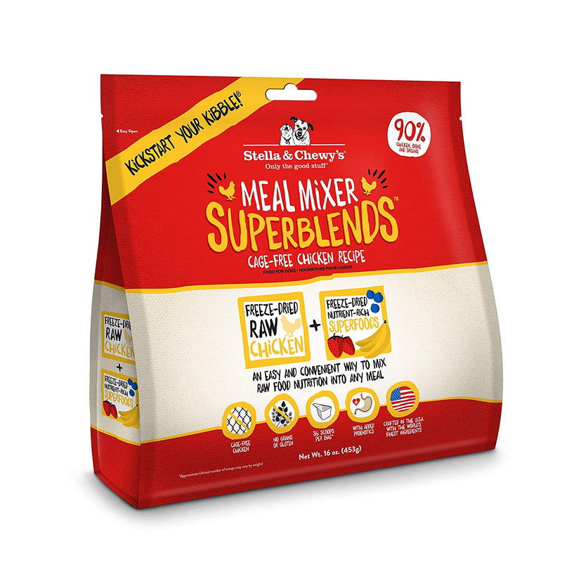 Meal Mixer SuperBlend Cage Free Chicken Freeze-Dried Raw Dog Food