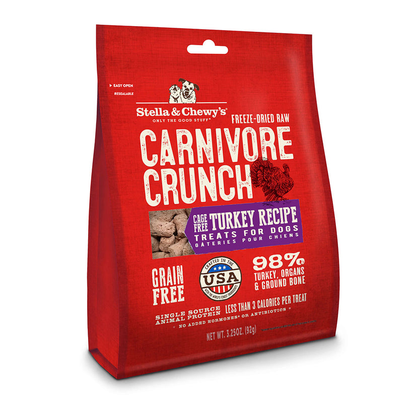 Carnivore Crunch Turkey Recipe Freeze-Dried Raw Dog Treats