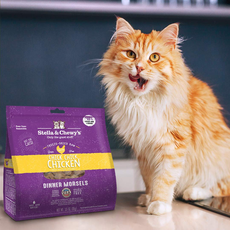 Chick Chick Chicken Dinner Morsels Freeze-Dried Raw Cat Food