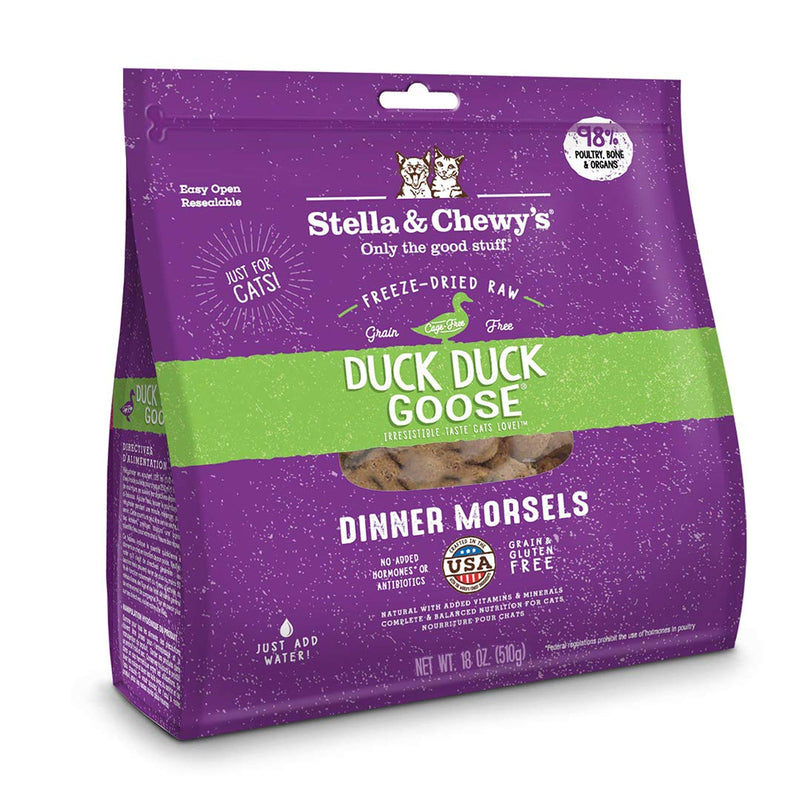 Duck Duck Goose Dinner Morsels Freeze-Dried Raw Cat Food