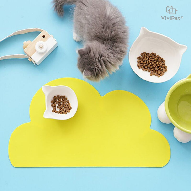 Cloud Silicone Dog Cat Feeding Mat